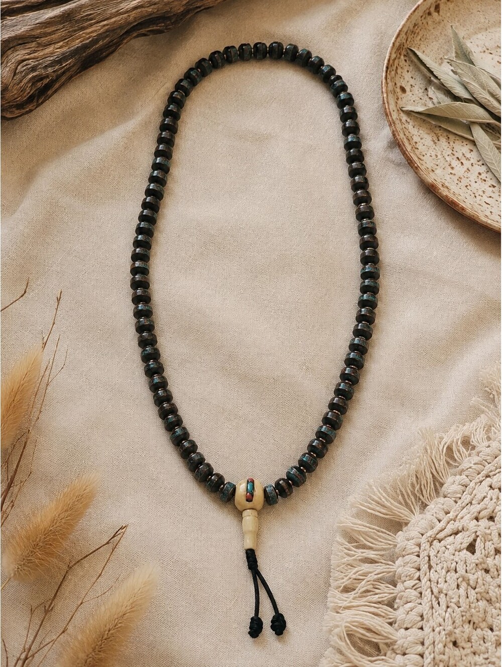 Rustic Mala Prayer Beads